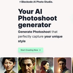 Blockode AI Photo Studio logo